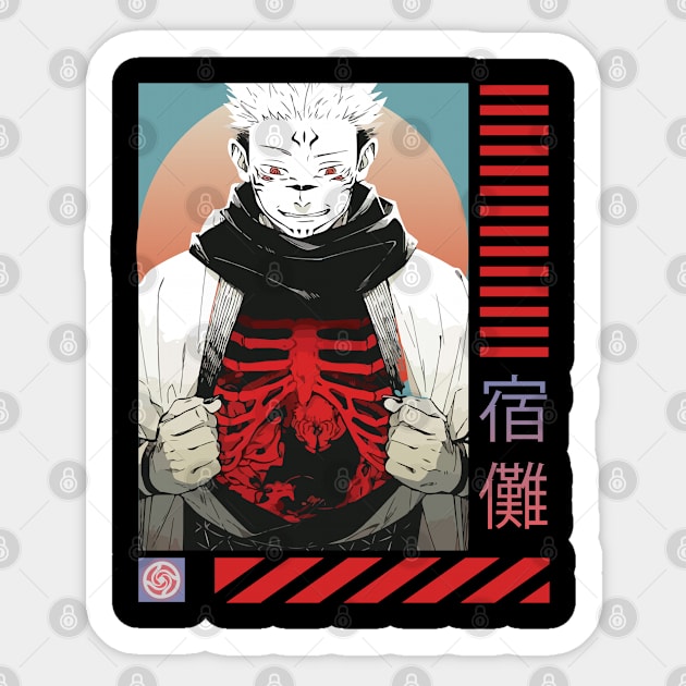 MANGA JUJUTSU KAISEN 0 UT GRAPHIC T-SHIRT PI9 Sticker by Huko